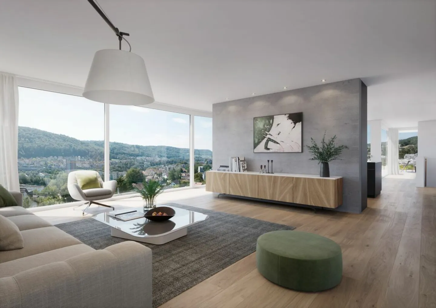 Nouveau projet de construction «SOLAIR» - Deux maisons de terrasse exclusives et spacieuses dans un emplacement panoramique unique - Photo 5 sur 7