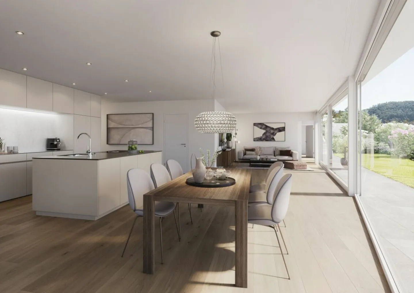 Nouveau projet de construction «SOLAIR» - Deux maisons de terrasse exclusives et spacieuses dans un emplacement panoramique unique - Photo 3 sur 7