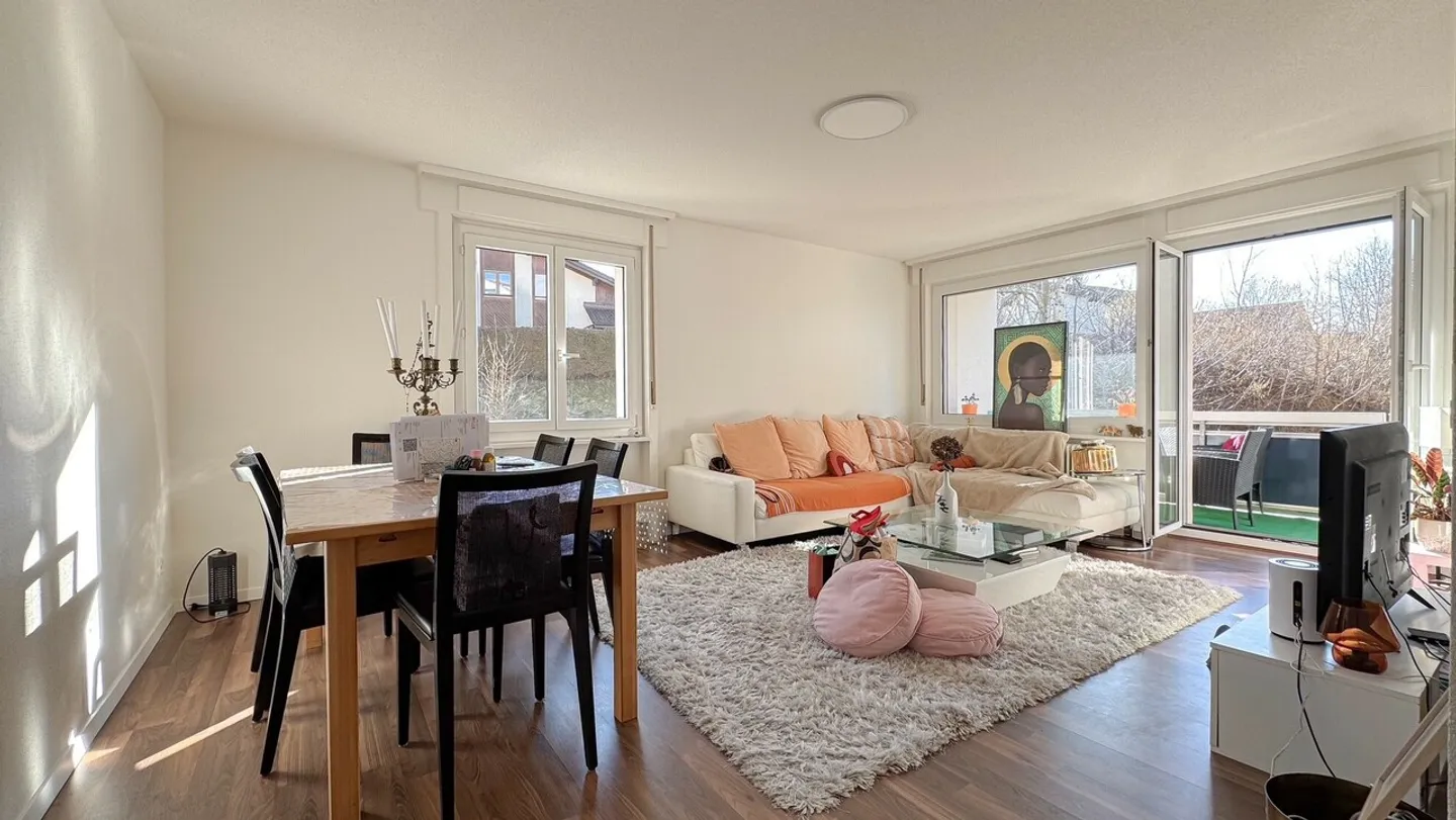 Appartement lumineux de 3.5P avec balcon situé au bord de la Trême - Photo 1 sur 11