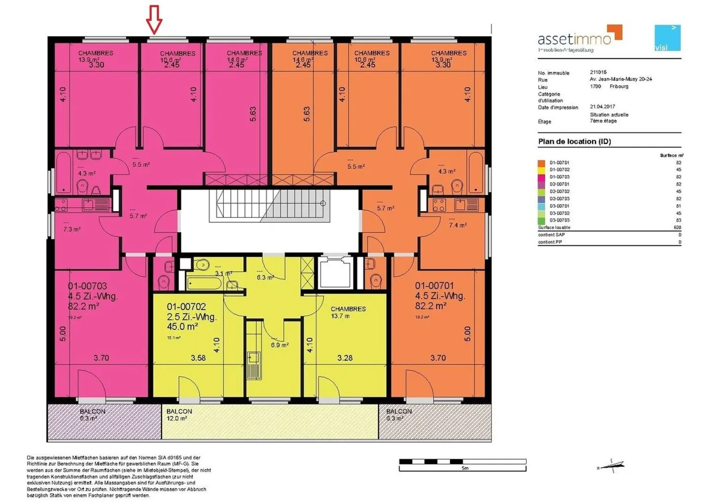 Bellissimo appartamento di 4.5 stanze sulle alture di Friburgo - Foto 13 di 13