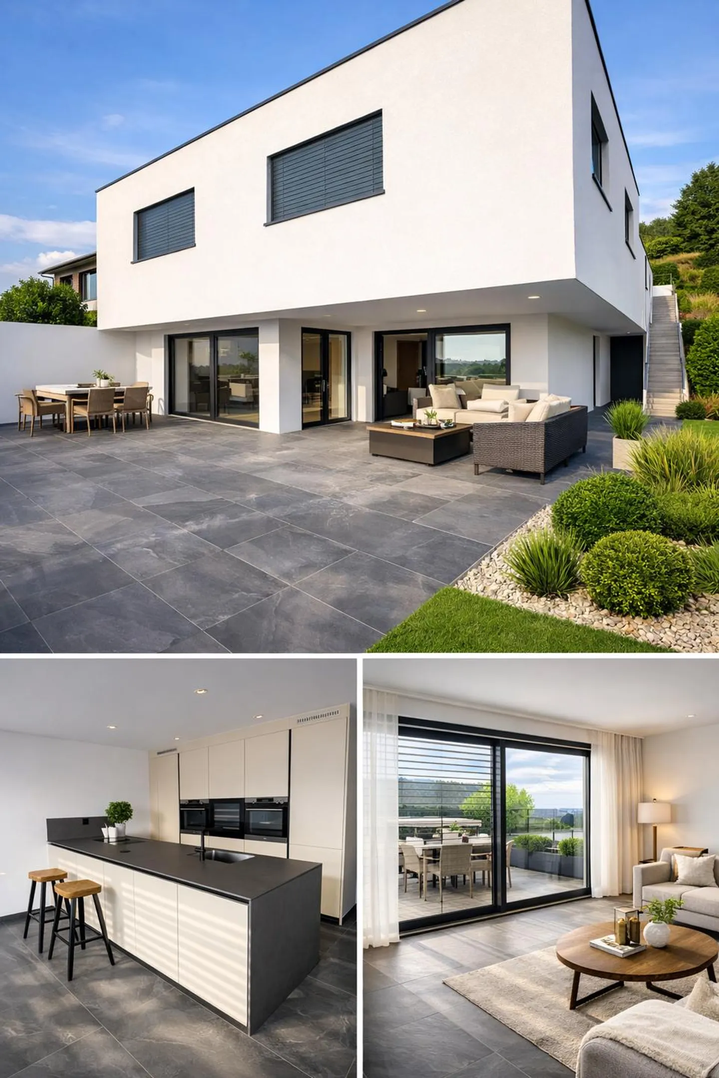 Moderne Villa mit atemberaubendem Blick in Lucens - 5,5 Zimmer - Foto 1 von 11