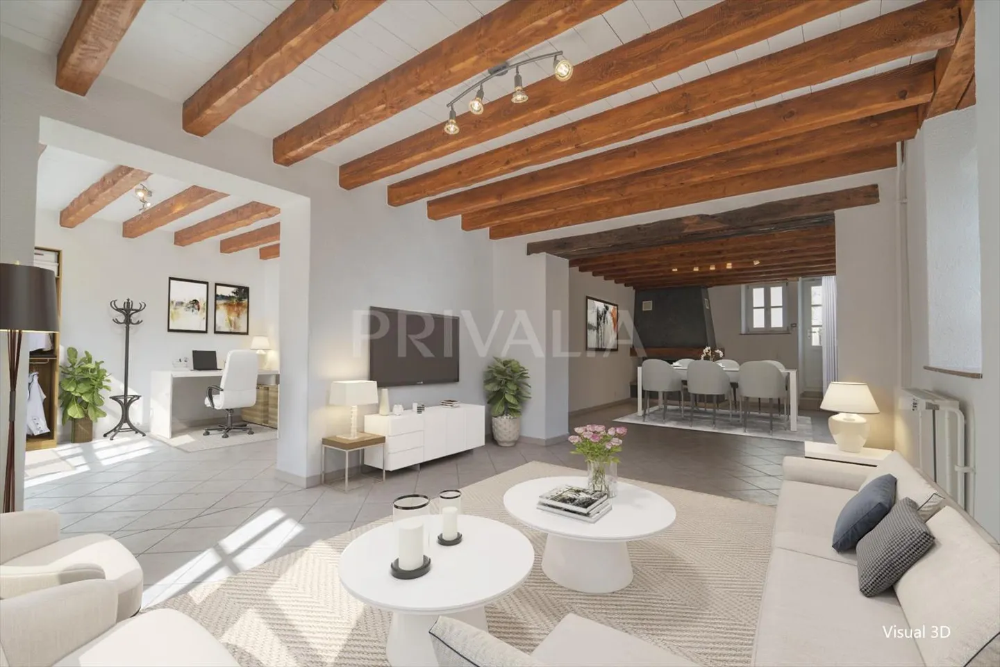 Casa di villaggio recentemente ristrutturata, nel cuore di Bernex - Foto 1 di 12