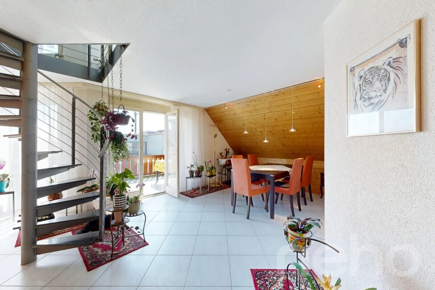 Charmant appartement mansardé avec galerie et vue imprenable sur la campagne - Photo 12 sur 12