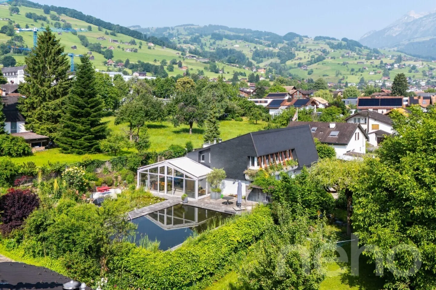 Exclusive EFH in Grabs with natural pool & plenty of privacy - Photo 1 of 13