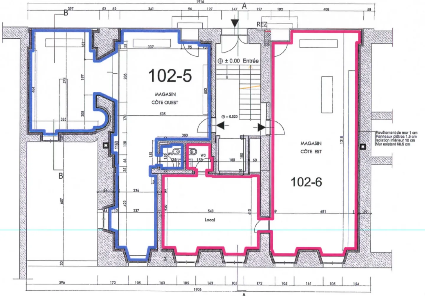 St-Imier, superficie di vendita di 87 m2 nel centro città - Foto 3 di 4