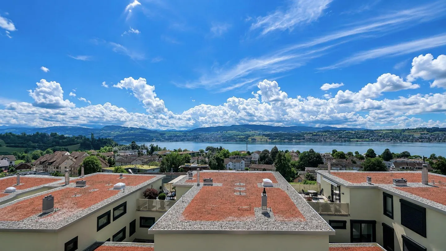 Appartement en Attique 4½ pièces avec vue imprenable sur le lac et les montagnes. - Photo 4 sur 4
