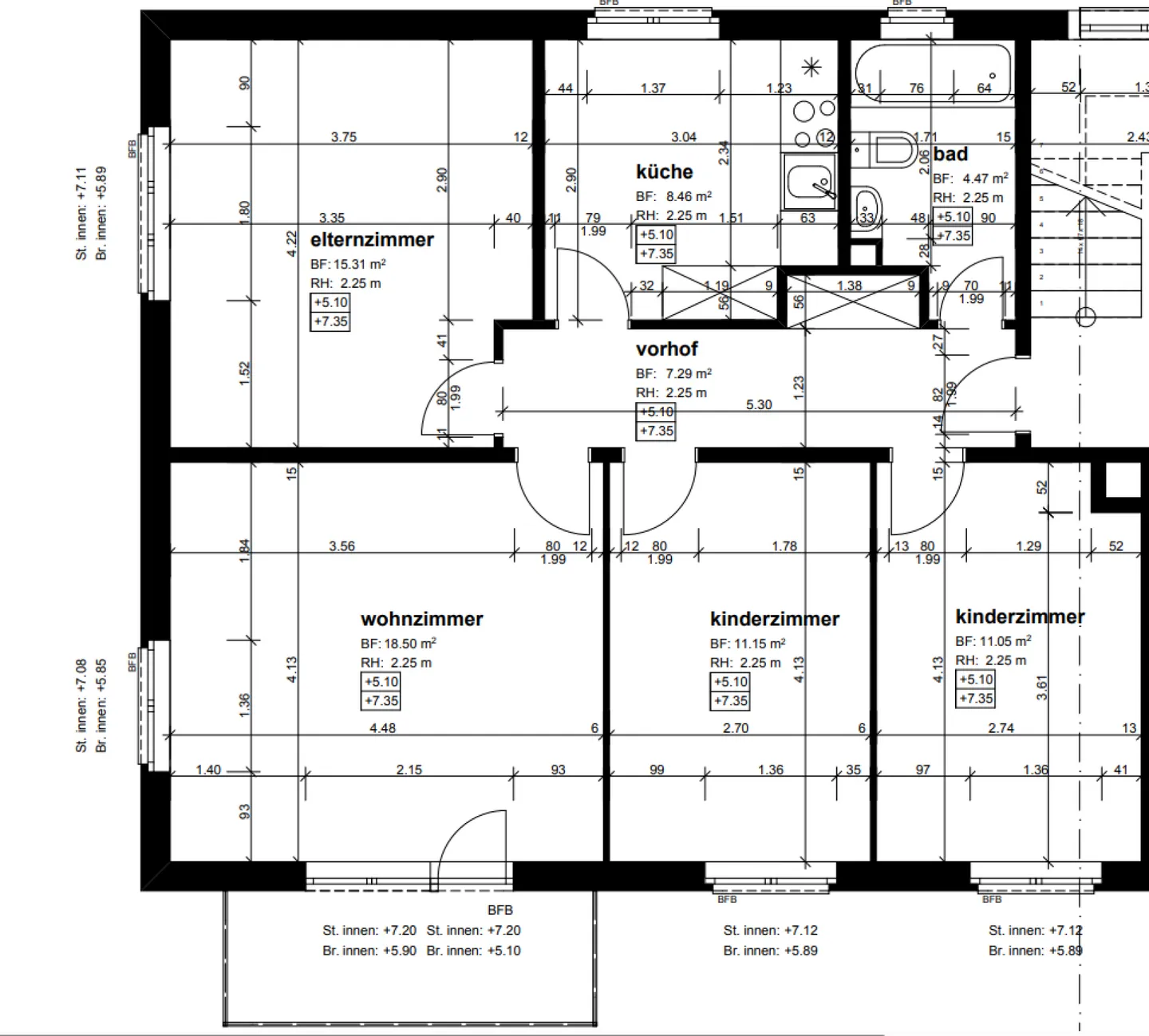 Cooperative 4-room apartment for rent - Photo 9 of 9