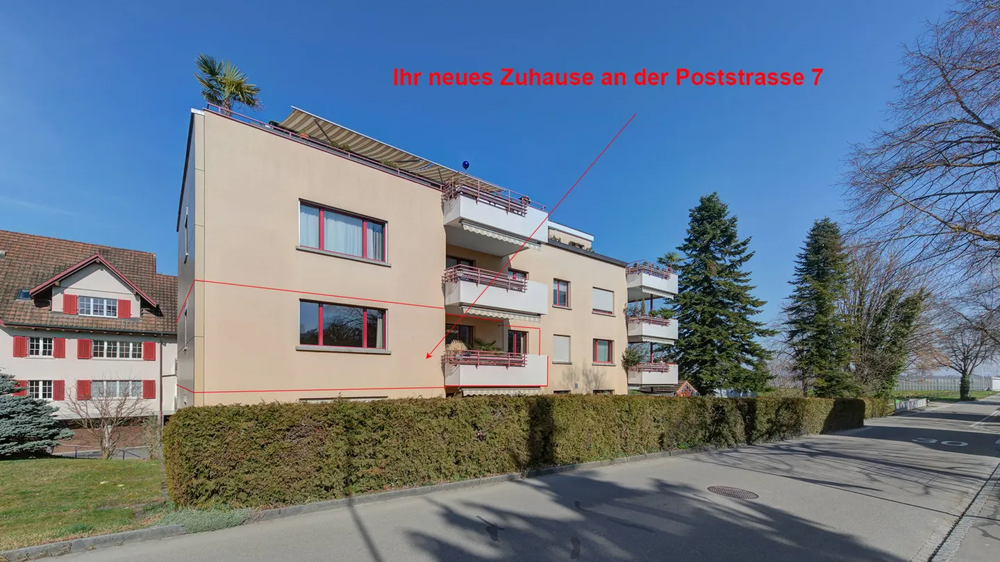 Appartement 4.5 pièces bien entretenu avec balcon dans une zone Tempo-30 à Tägerwilen - Photo 5 sur 10