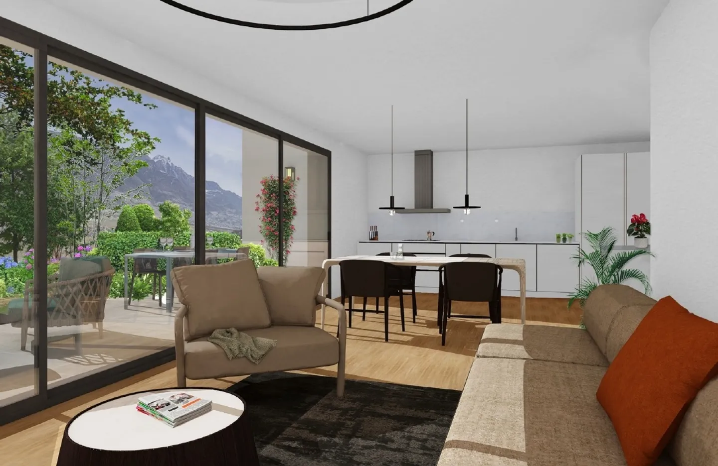 Saillon - Villa a schiera con 4.5 stanze, terrazza e giardino privato - Foto 4 di 7