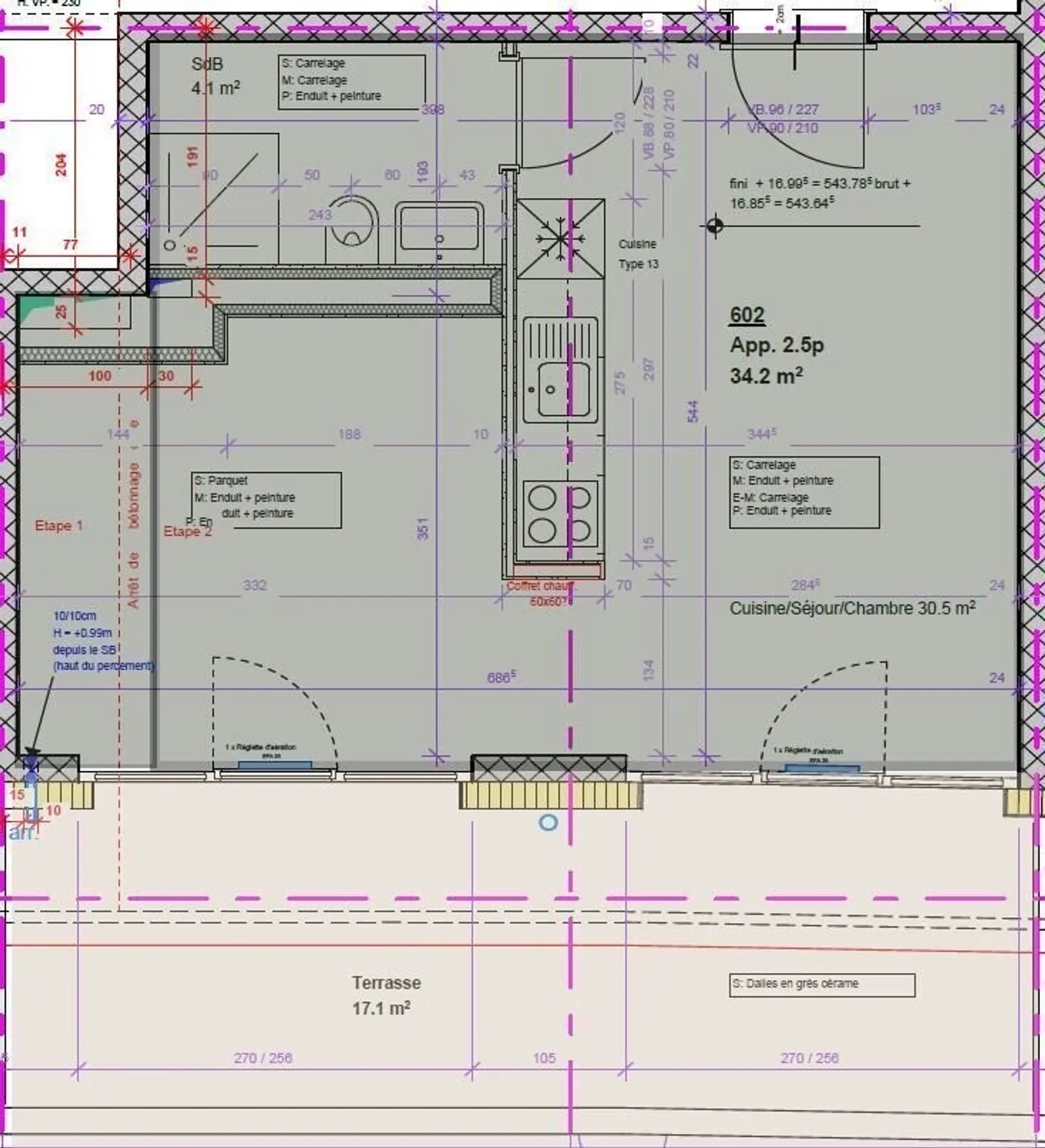 Modernes Apartment mit schöner Terrasse - Foto 6 von 6