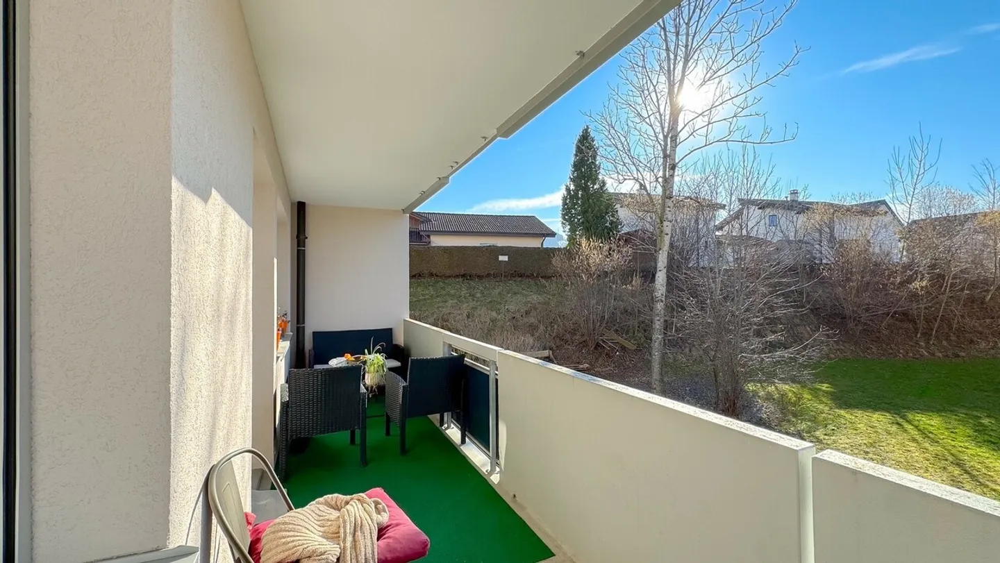 Appartement lumineux de 3.5P avec balcon situé au bord de la Trême - Photo 6 sur 11