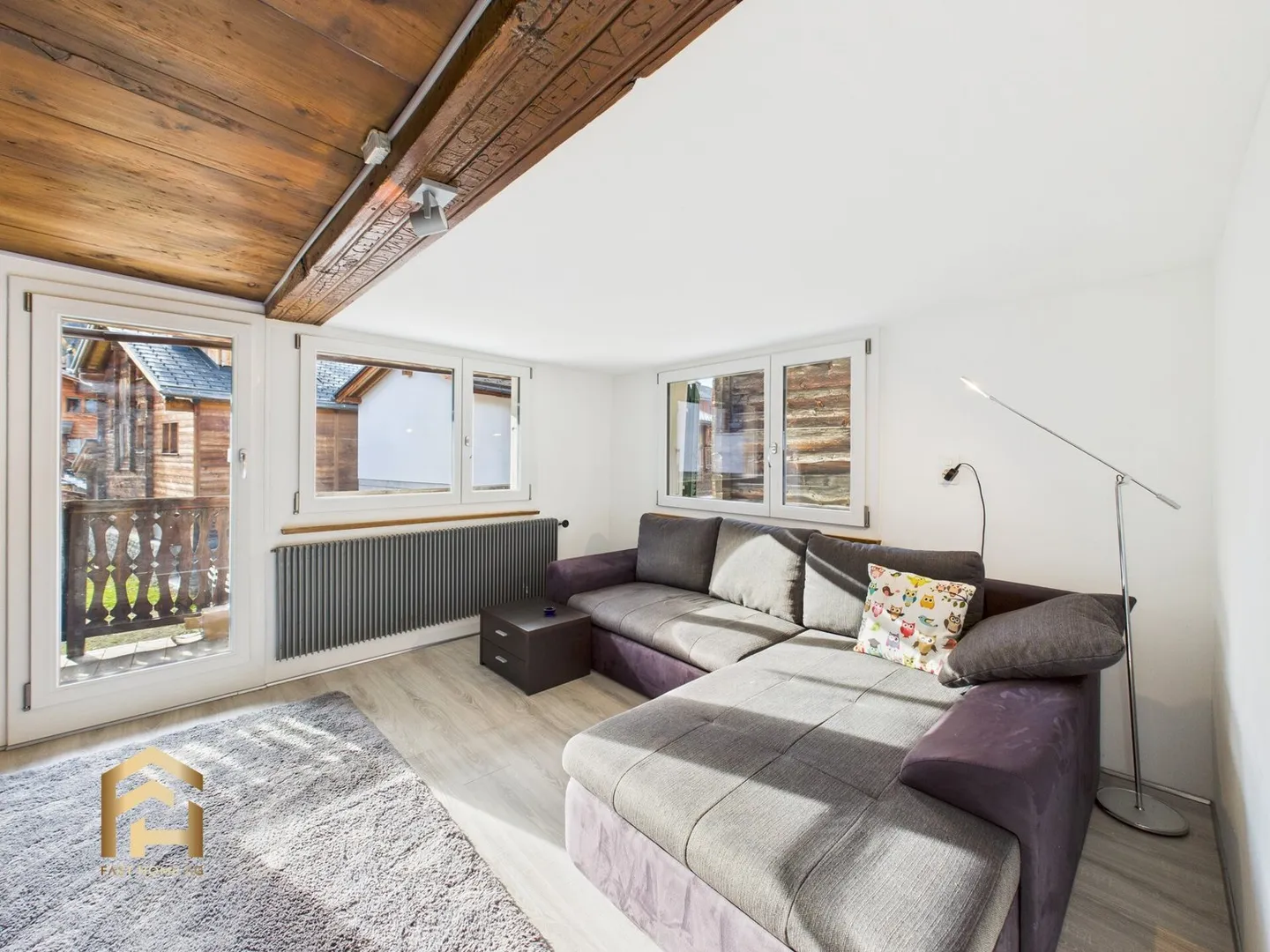 Cozy 3.5 Room Apartment with Balcony and Alpine View in Ulrichen - Photo 1 of 13