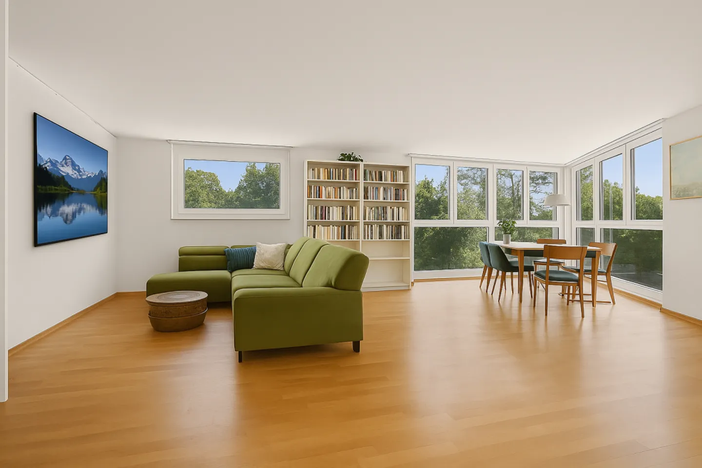 Appartement moderne de 4,5 pièces à Meilen. Vie lumineuse et paisible au bord du lac de Zurich - Photo 2 sur 9