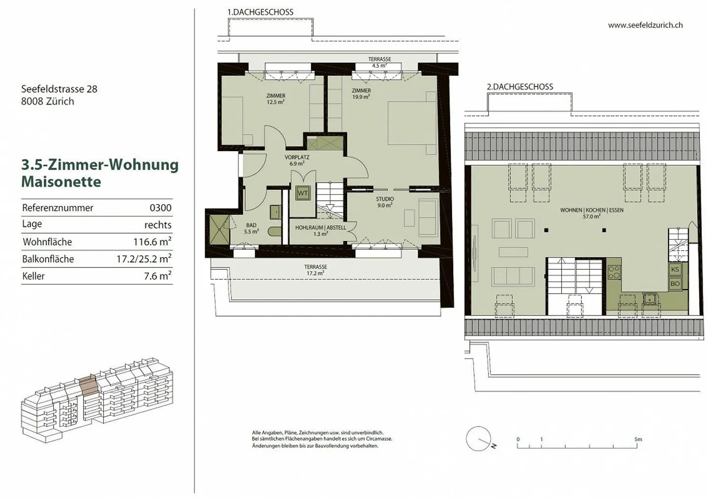 Première occupation - Exquise résidence en duplex à Zurich-Seefeld - Photo 13 sur 13
