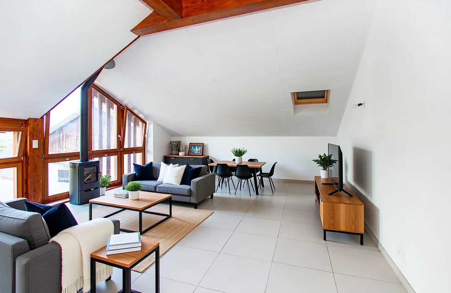 Vétroz, appartement de 3 1/2 en duplex orienté plein sud - Foto 10 di 12