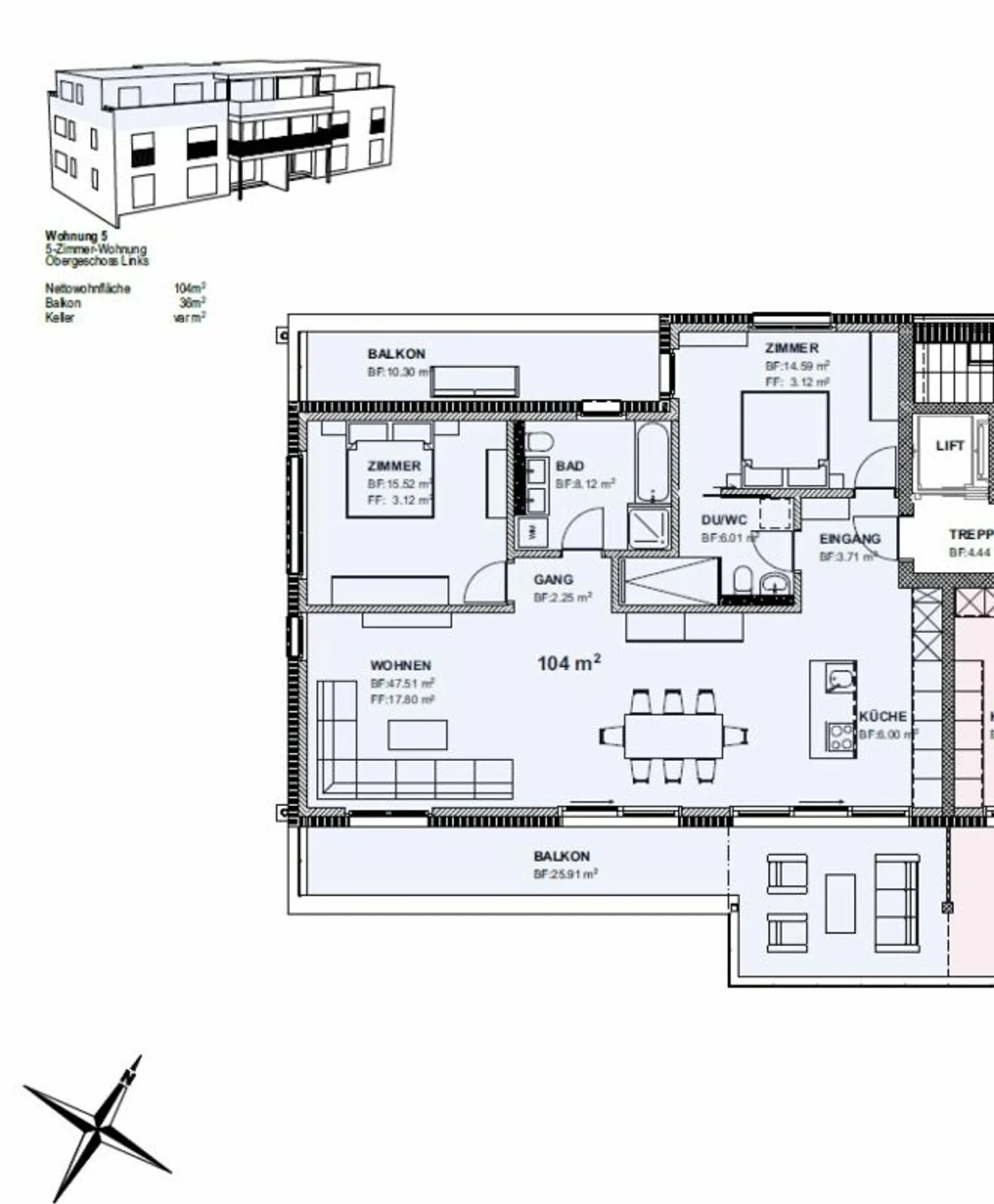 Baustart erfolgt - 4.5-Zimmer-Attika mit wunderbarer Weitsicht - Photo 11 of 13