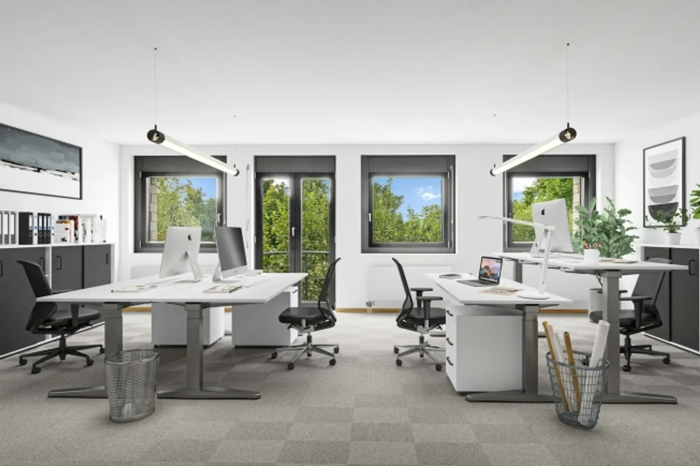 Expanded office spaces of 140-170 m2 with attractive rent in the Business Center G15 - Photo 2 of 10