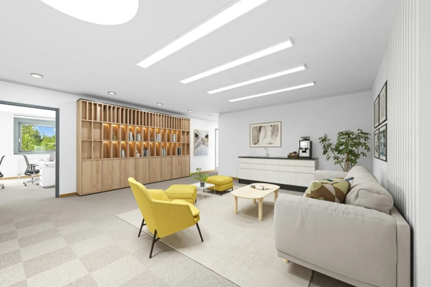 Expanded office spaces of 140-170 m2 with attractive rent in the Business Center G15 - Photo 3 of 10