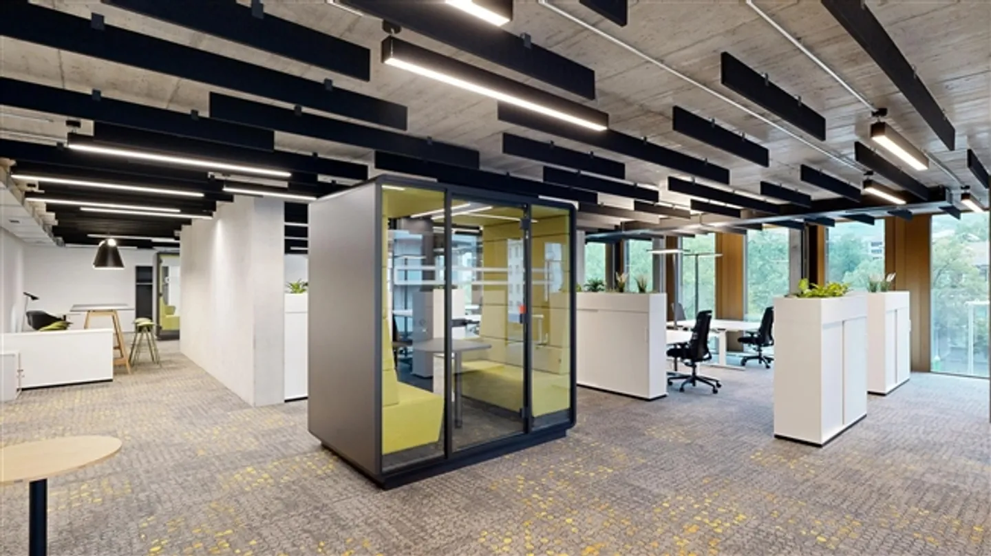 In affitto nel cuore di Sion, magnifici uffici parzialmente arredati a partire da 70 m2 in una nuova area. - Foto 8 di 9