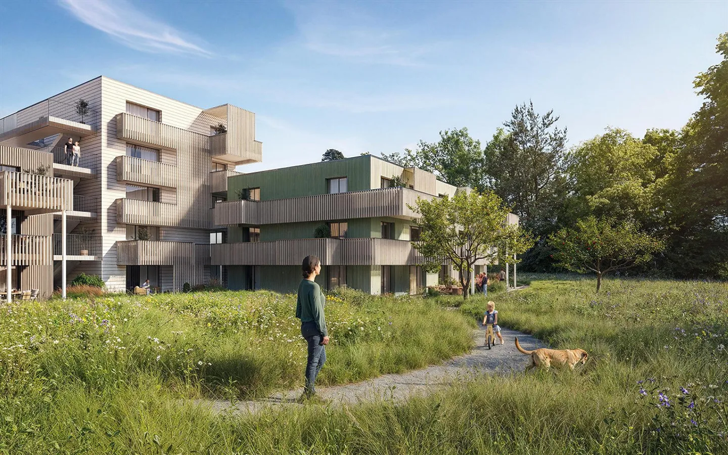 Qualité de vie unique dans la verdure avec connexion directe à la ville - Photo 3 sur 8