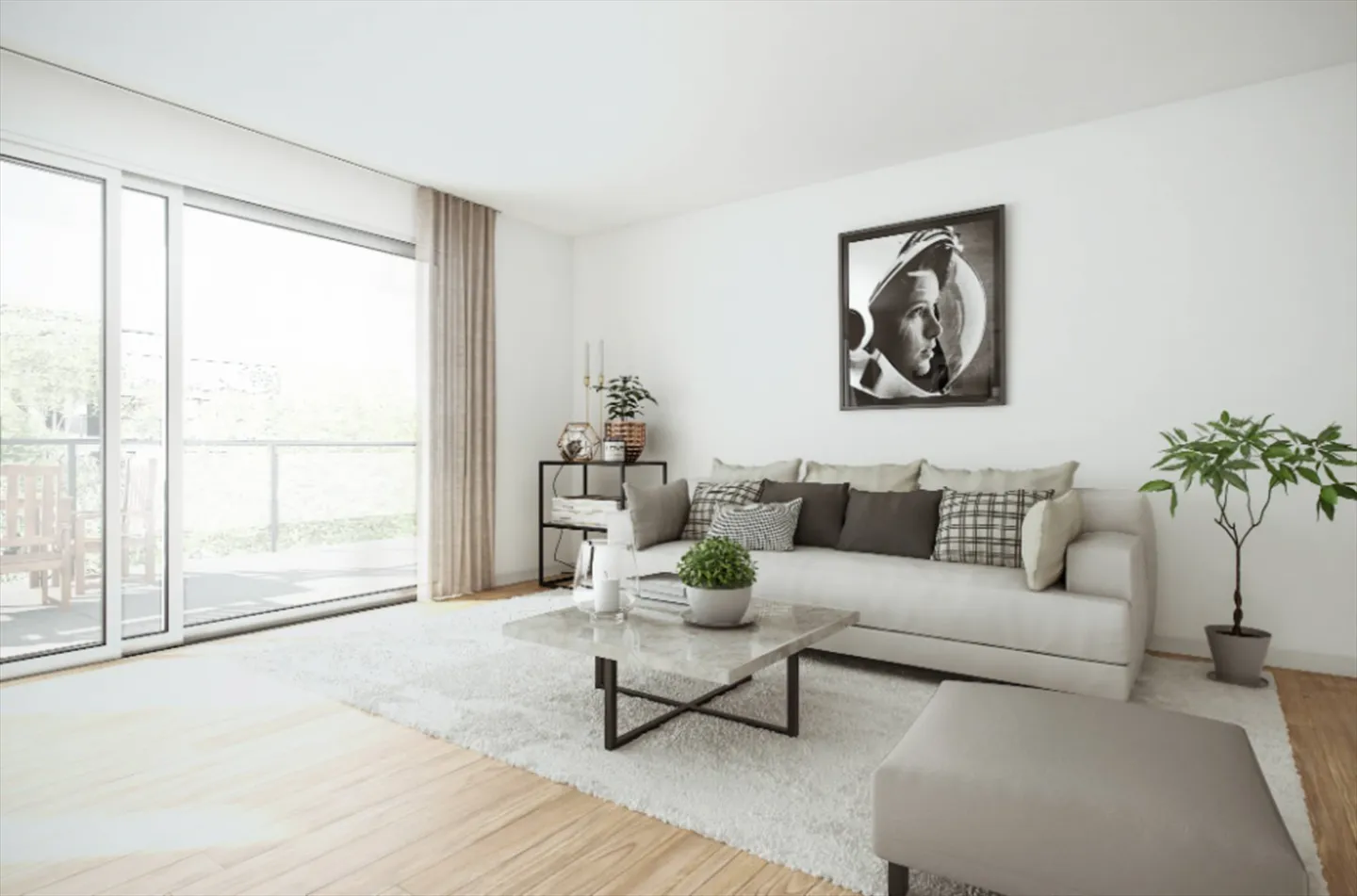 Wohnung F-103 - 2.5-Zimmer-Wohnung im 1. Stock - Foto 6 von 8
