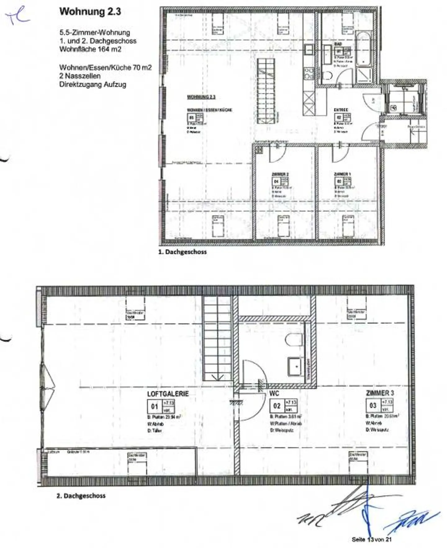 Spacious 5.5-room maisonette apartment with plenty of wood and charm - Photo 8 of 8