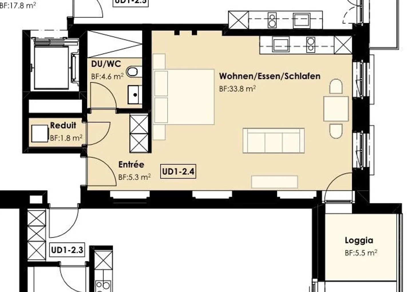 Charmante moderne Wohnung - Foto 6 von 6