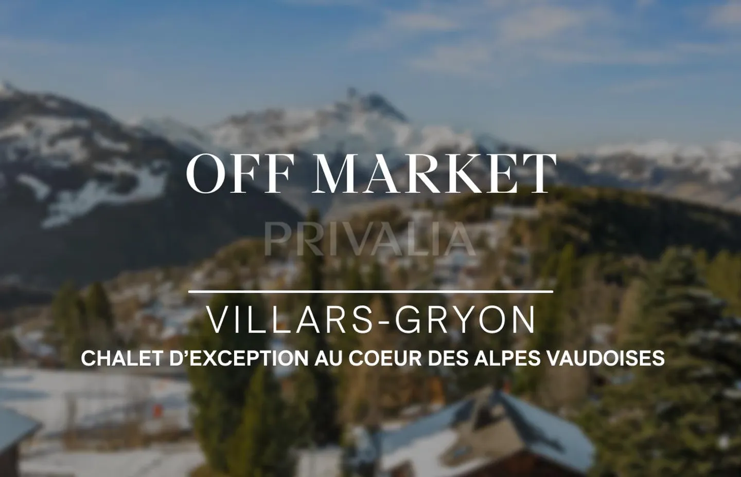 Chalet extraordinaire aux portes du domaine skiable de Villars - Photo 1 sur 2