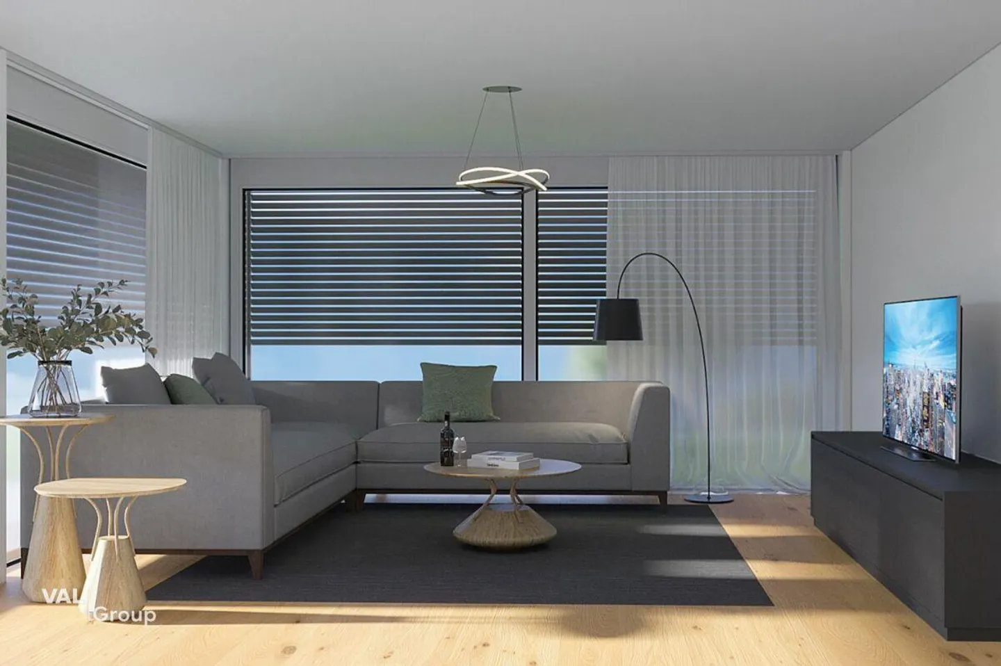 Appartement moderne de 4,5 pièces - Vie confortable dans un endroit calme - B 1.1 - Photo 2 sur 10