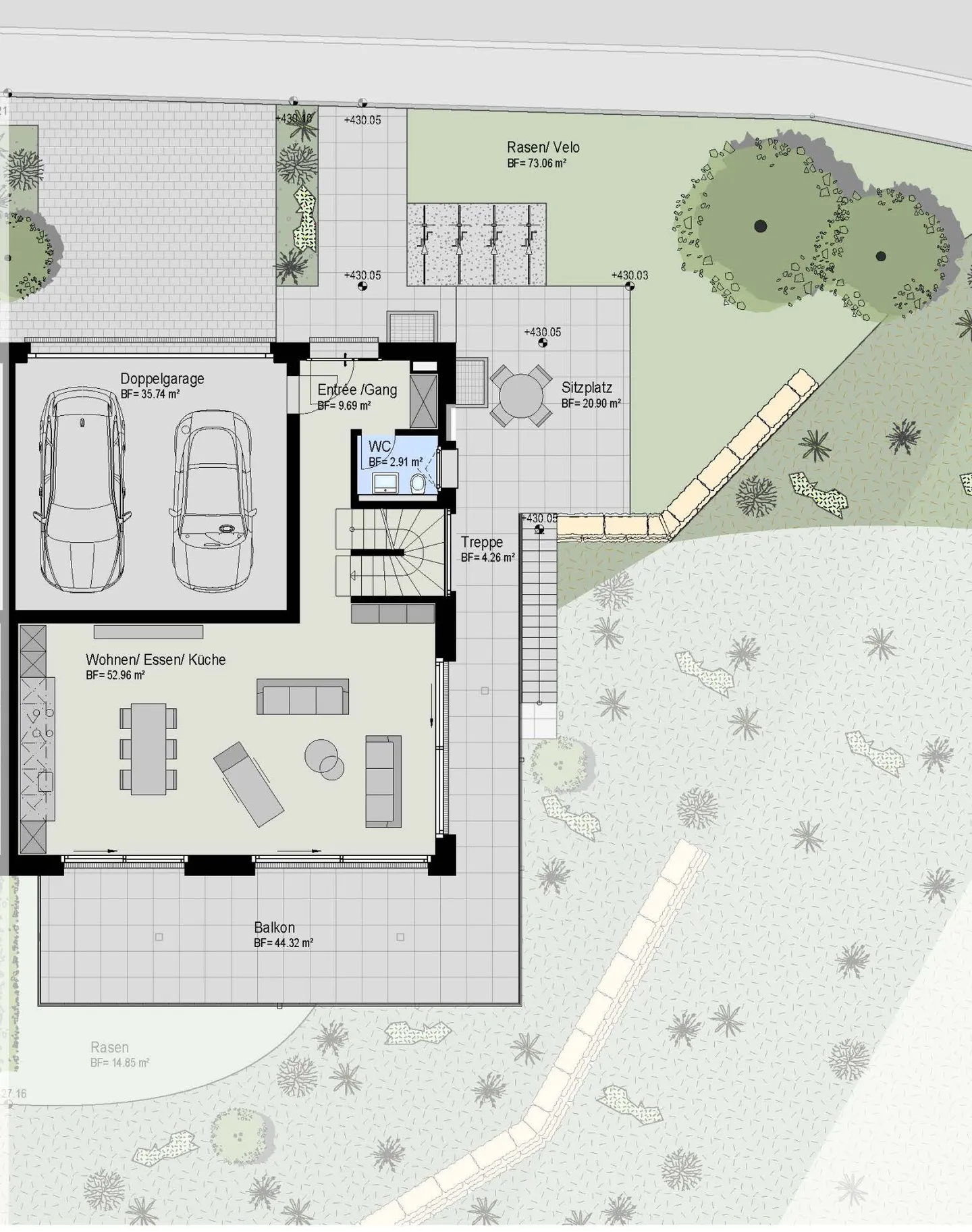 Modernes Haus mit Panoramablick - Foto 4 von 14