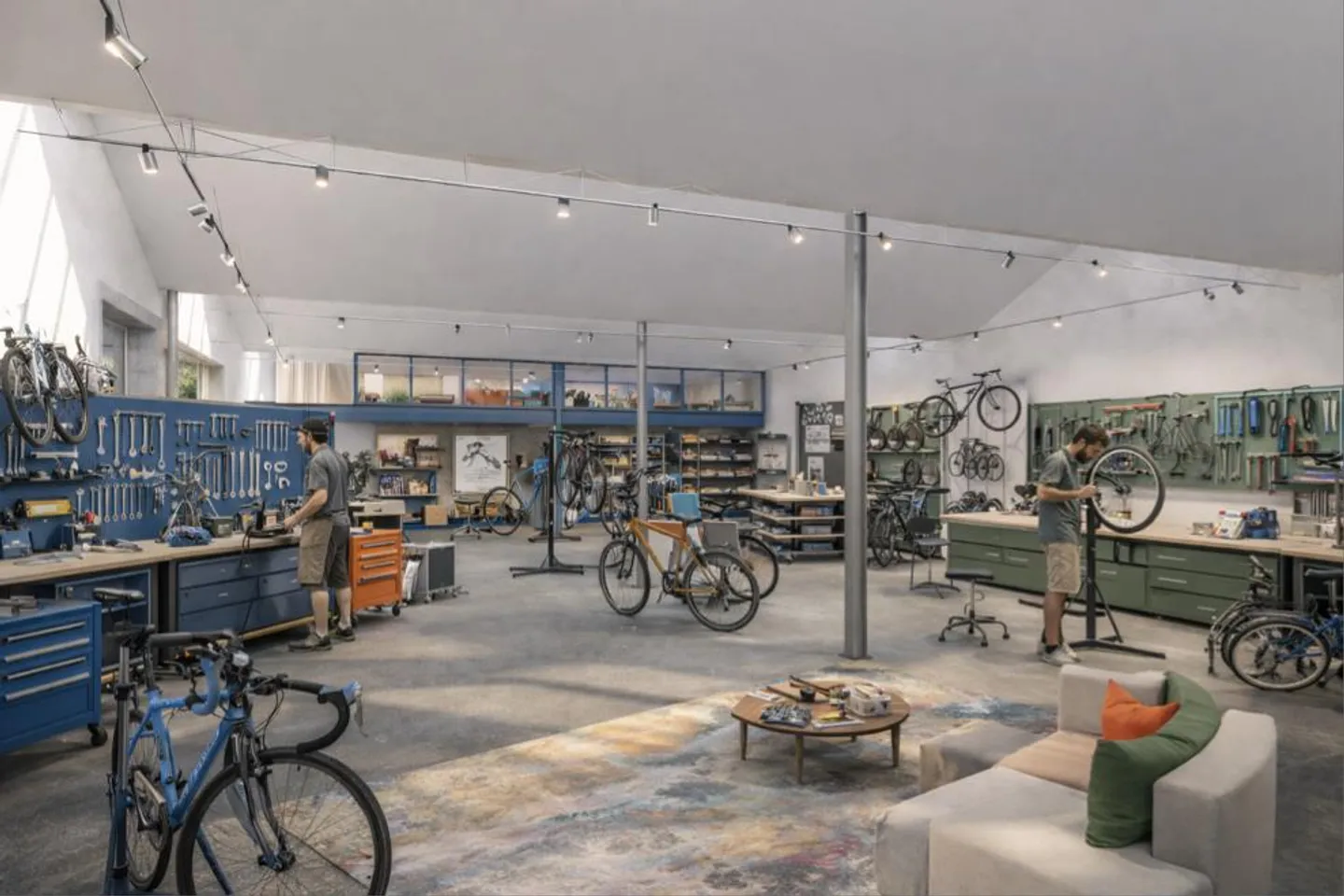 Spazio commerciale versatile con ampia hall a shed (340m²) e ufficio... - Foto 7 di 11