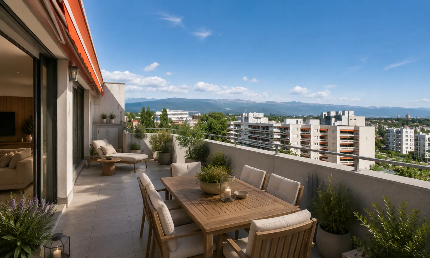 Attico con 5,5 stanze e terrazza di 30 m2 - Foto 2 di 2