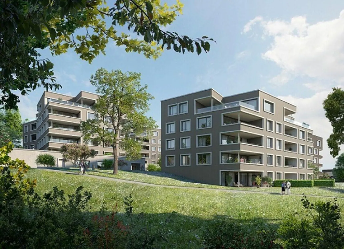 Appartamento luminoso di 4,5 stanze nello sviluppo 'Neualtwil' - Foto 1 di 8