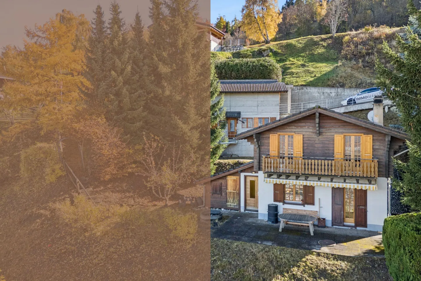 4.5-Room Chalet with Dependence and Panoramic View over the Valais Mountains - Photo 1 of 13