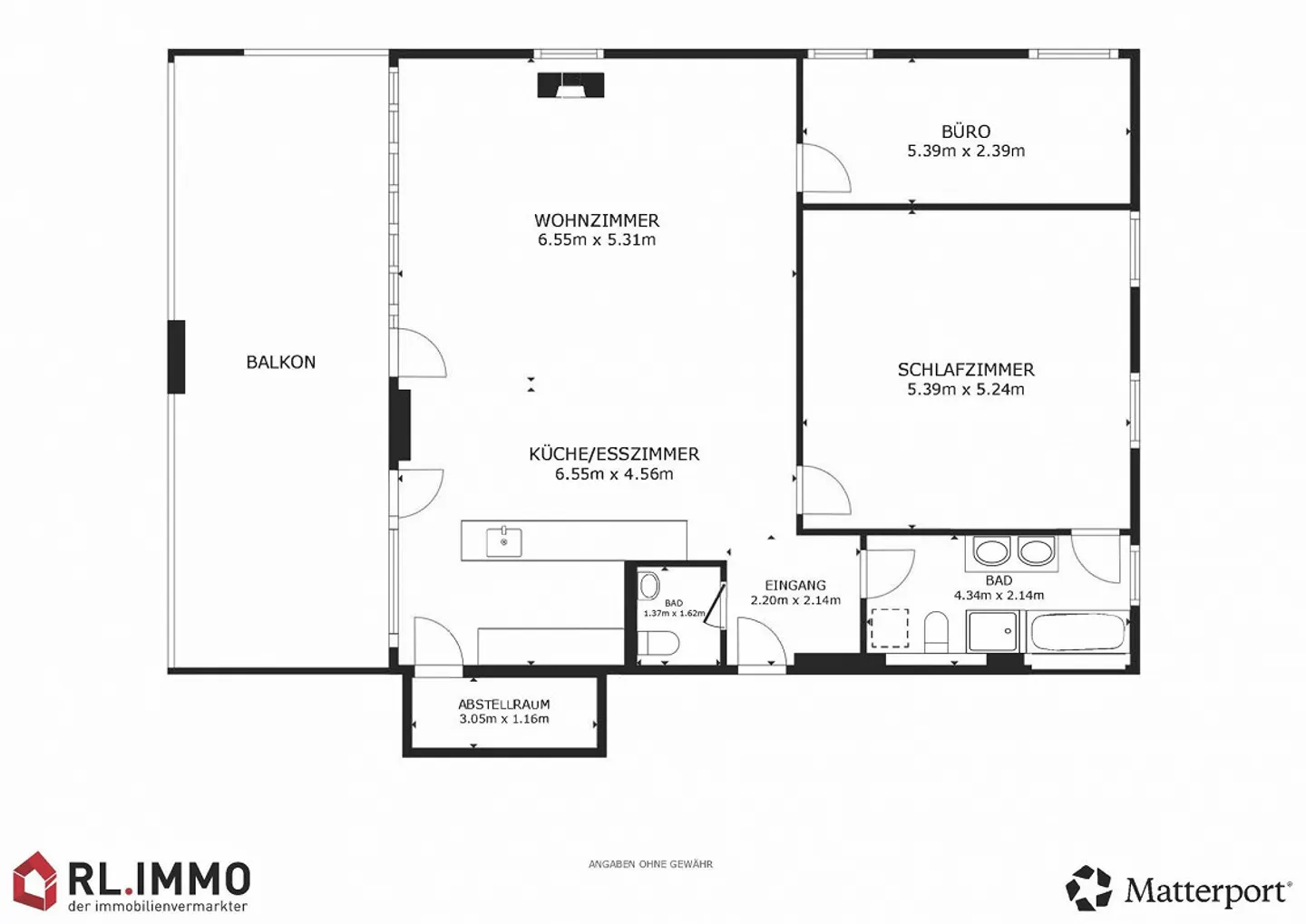 Appartamento di 4,5 stanze con ampio balcone - Foto 7 di 8