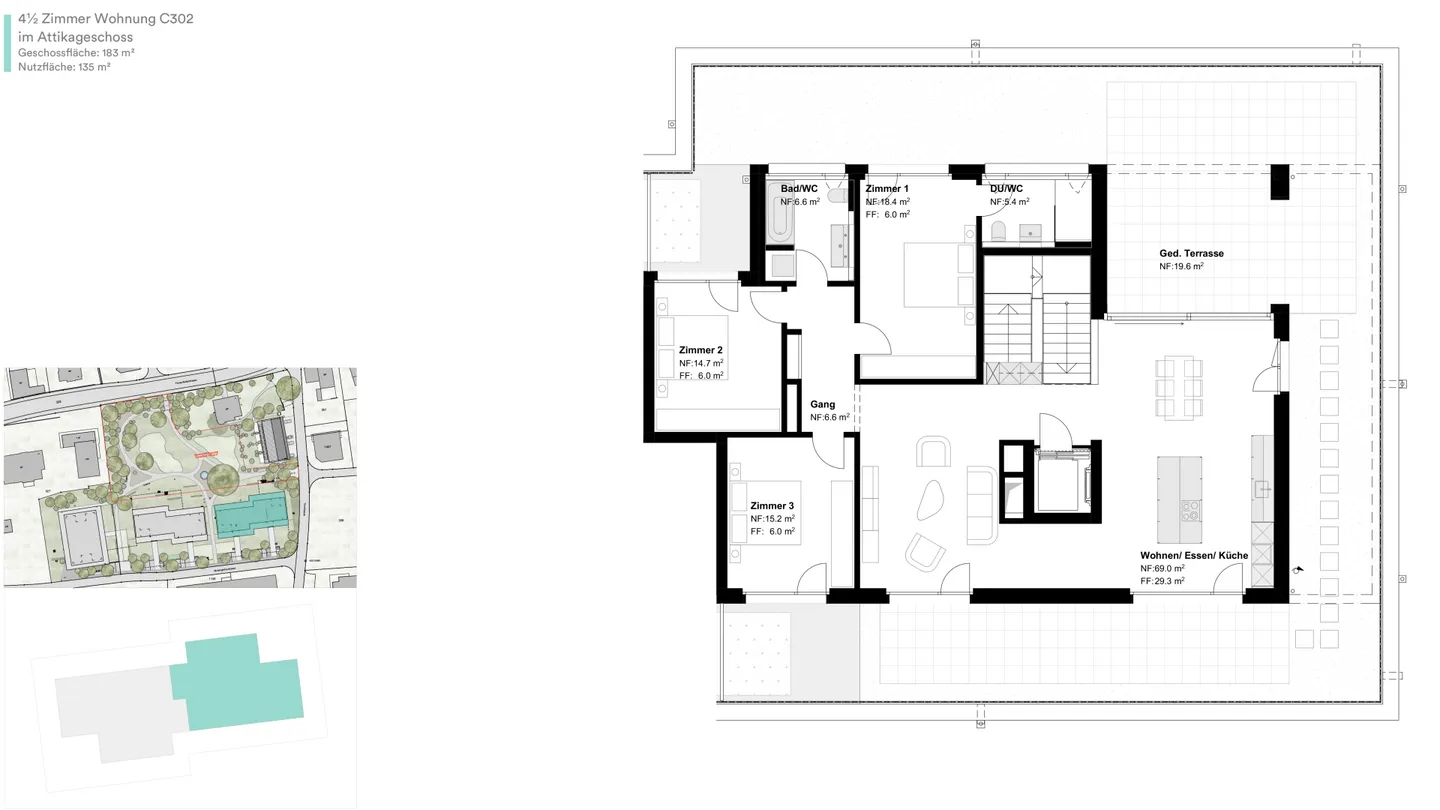 First Occupancy Penthouse Apartment Rosengarten - Photo 4 of 4