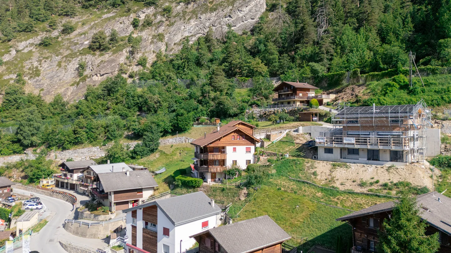 Appartamento 4 locali a Bratsch: Vista impressionante sulla valle del Rodano - Foto 13 di 13