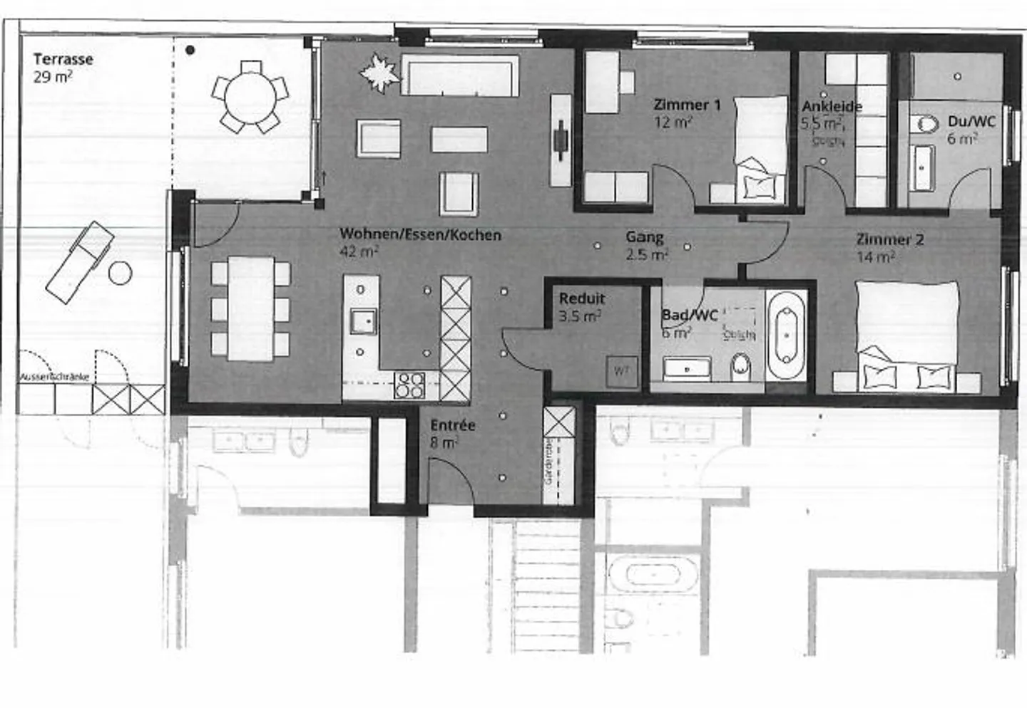 Appartement moderne de 3,5 pièces en attique au beau lac de Constance à Horn - Photo 12 sur 12