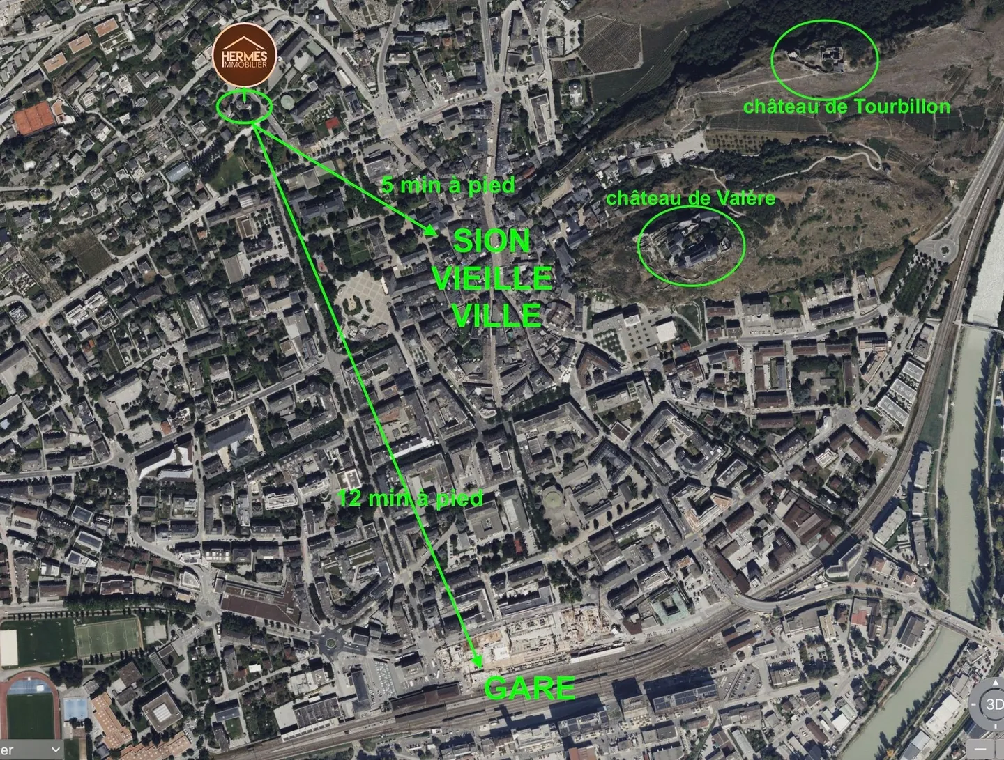 Elegantes Herrenhaus in Sion - Foto 5 von 13