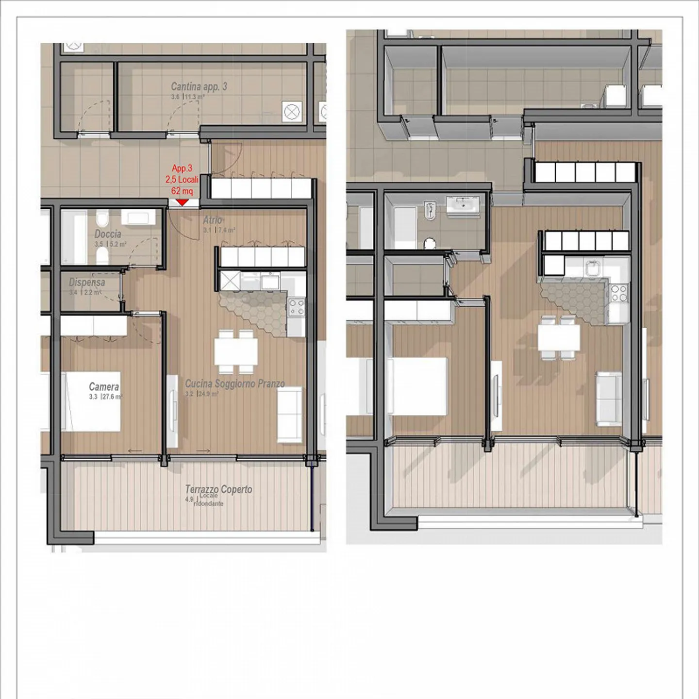 NOUVEAU ET ÉLÉGANT 2.5 PIÈCES À DAVESCO - Photo 15 sur 15
