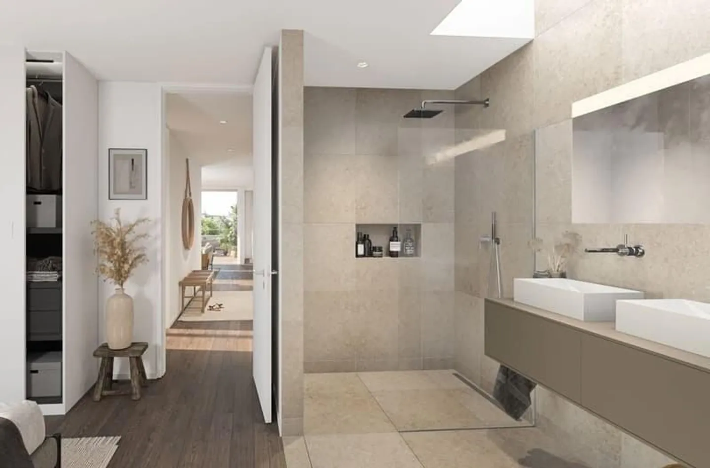 Appartement moderne de 4,5 pièces avec balcon et vue - Photo 4 sur 6