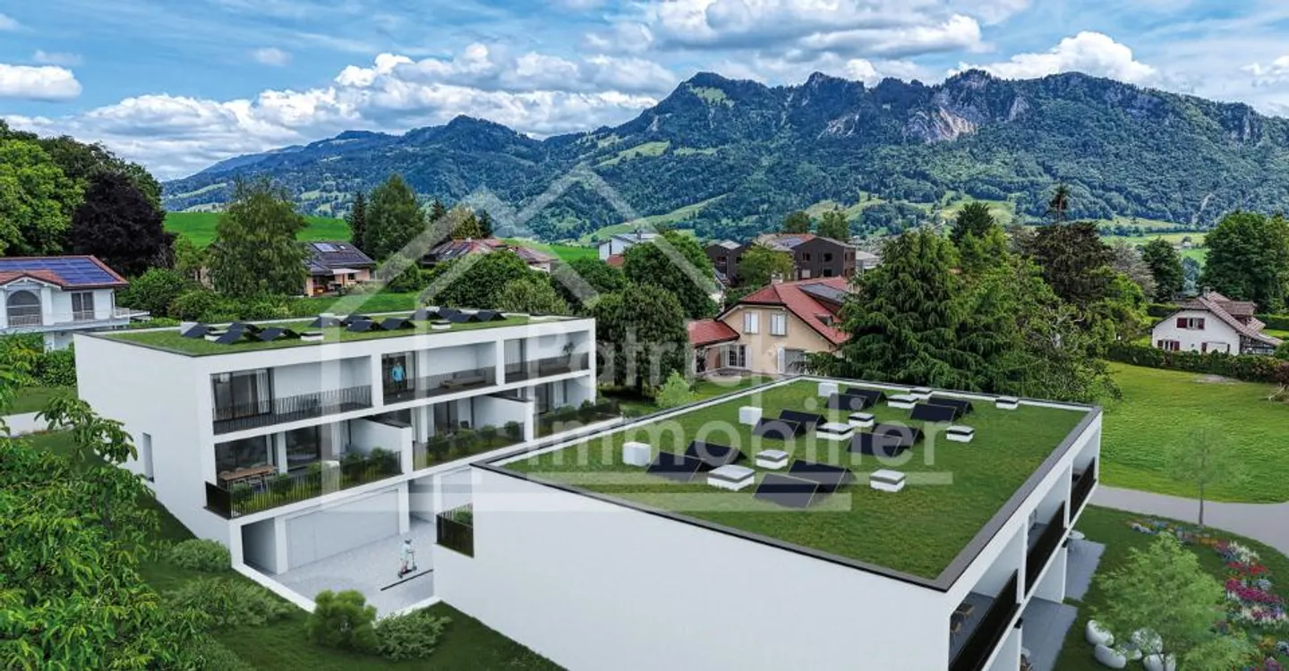 Villas contemporaines à Bulle - Photo 2 sur 11