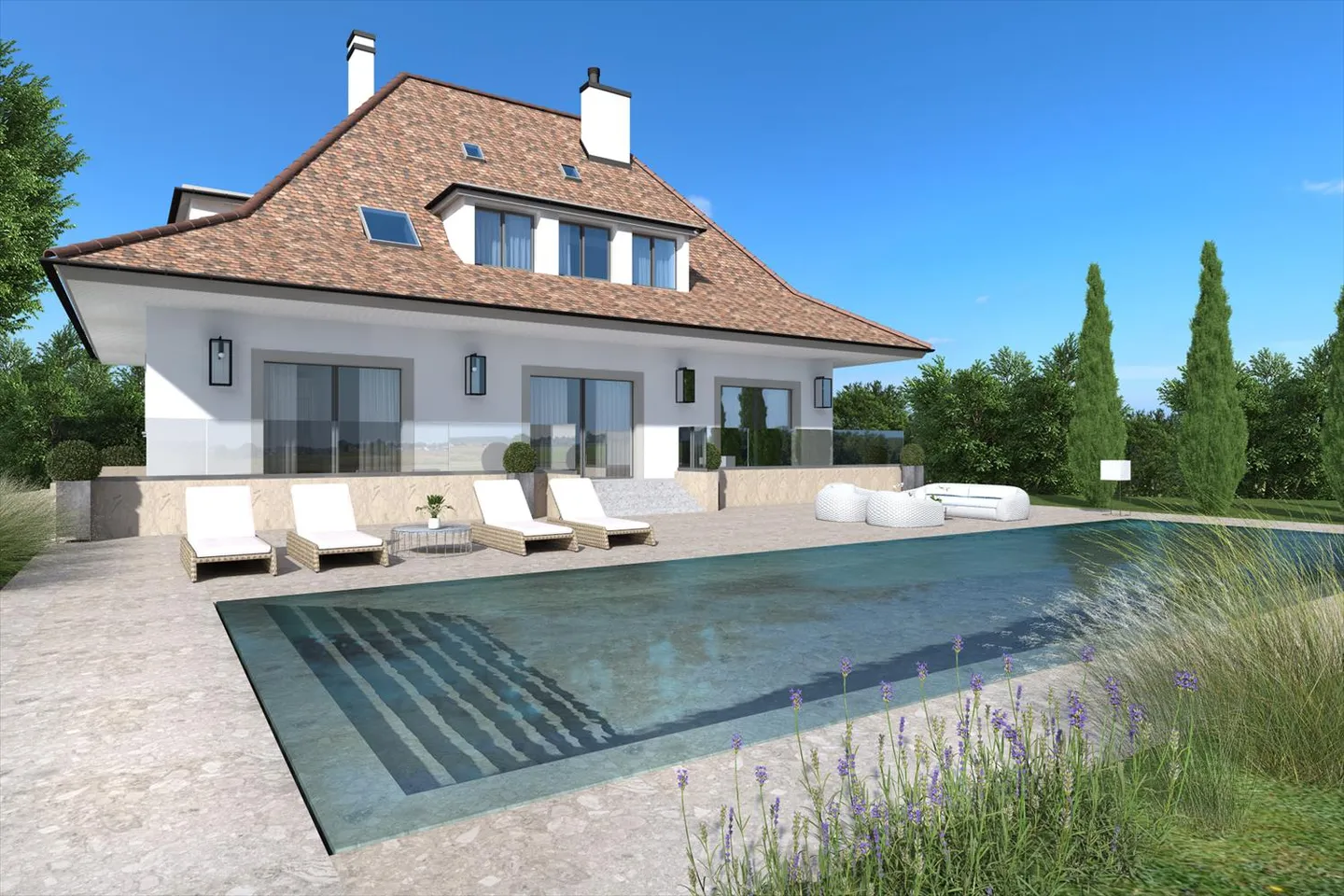 Exklusivität - Charmante Villa in Versoix - Foto 7 von 7