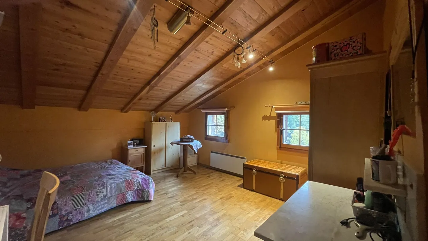 Maison rustique du Valais dans le hameau de Bodmen à Saas-Fee - Photo 13 sur 21