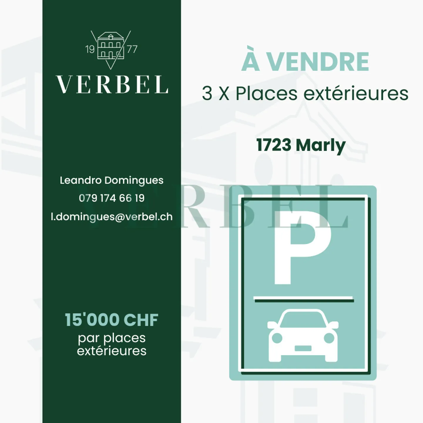Outdoor parking spaces - for sale - Photo 1 of 1