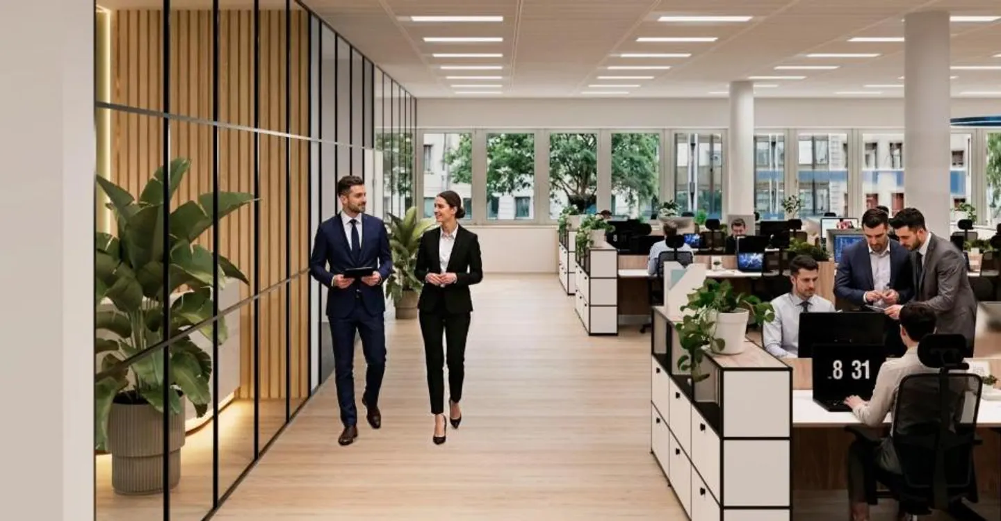 Verwaltungsflächen in einem vollständig renovierten Gebäude - Foto 2 von 5