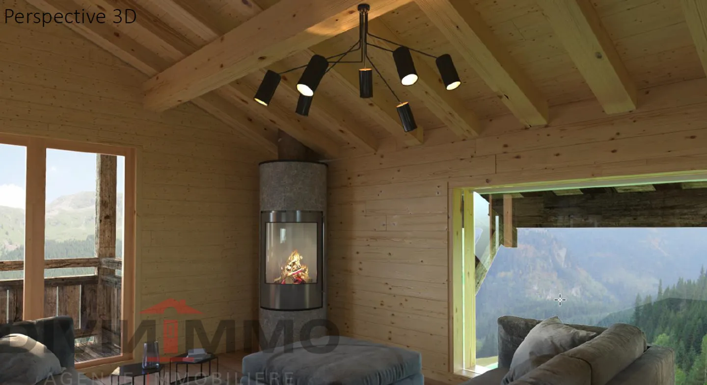 Chalet 5.5 rooms - Photo 3 of 4