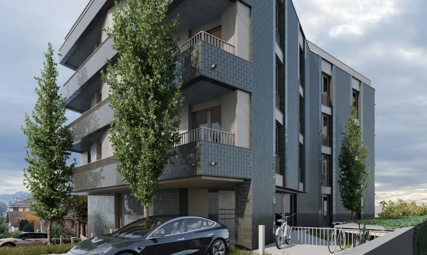 Ideale Wohnumgebung helles Apartment mit großzügigen Volumen - Foto 3 von 10