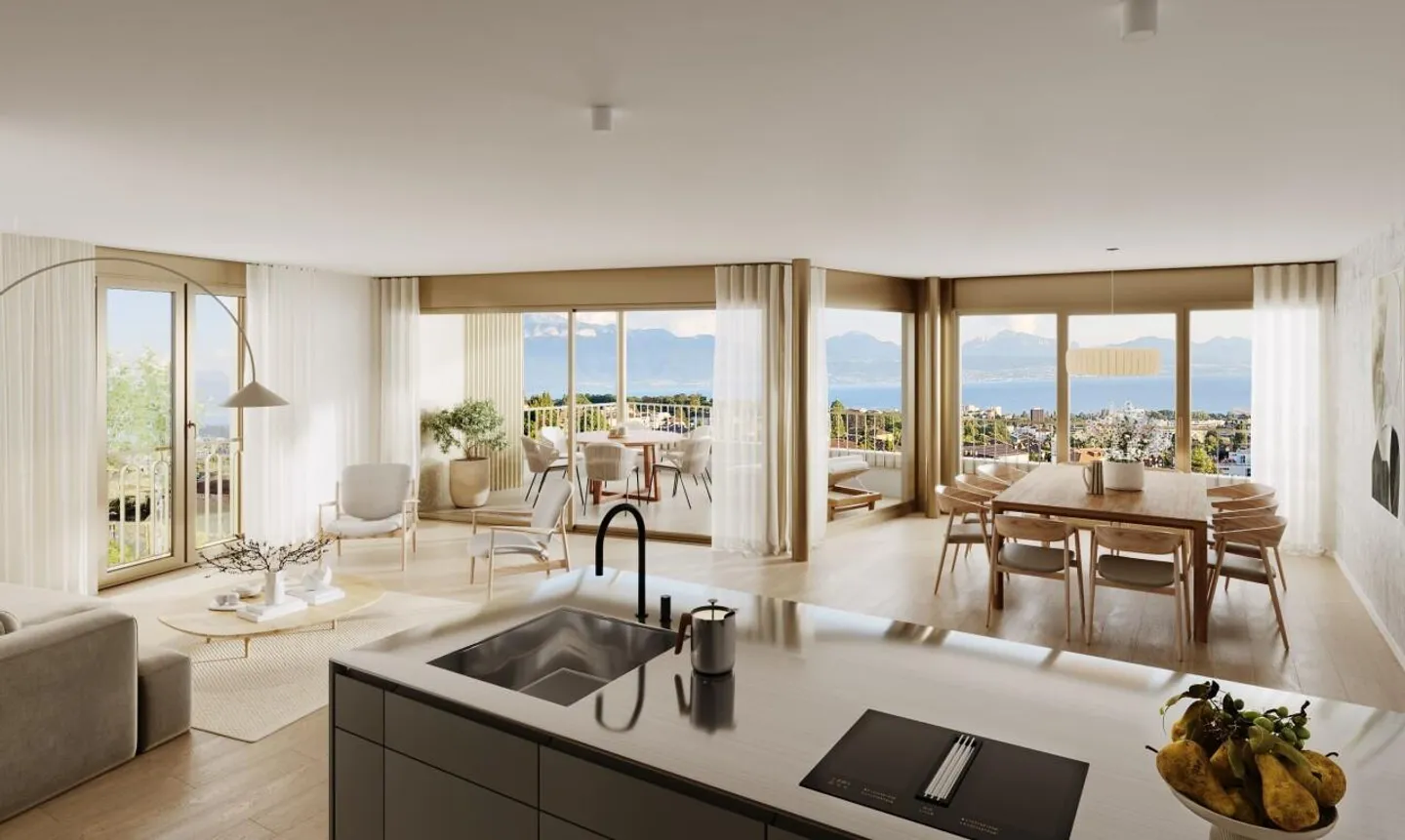 Ideale Wohnumgebung helles Apartment mit großzügigen Volumen - Foto 7 von 10