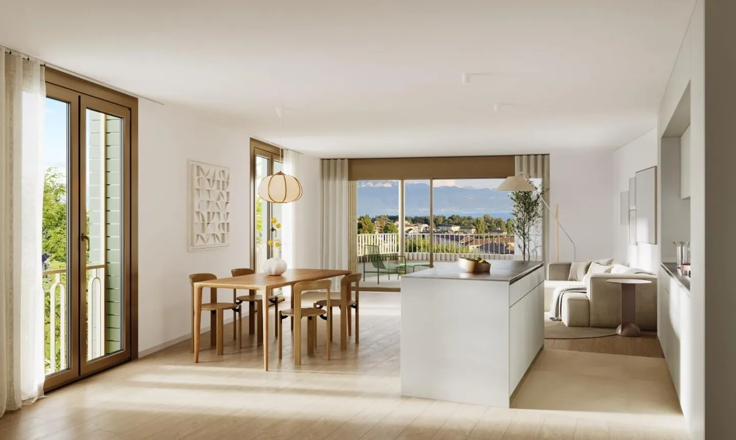 Ideale Wohnumgebung helles Apartment mit großzügigen Volumen - Foto 8 von 10